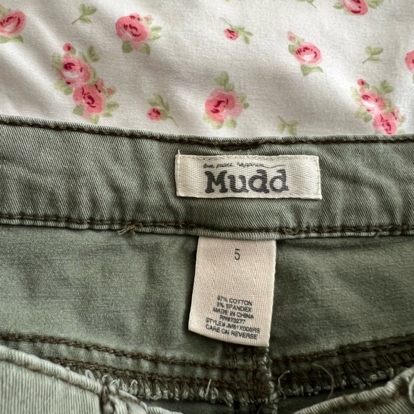 vintage mudd green cargo shorts - Picture 3 of 4